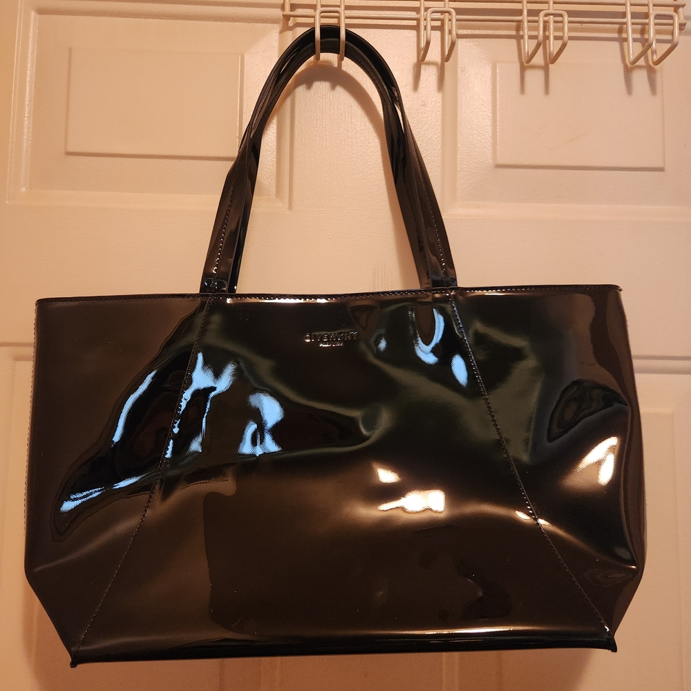 Givenchy Parfum Black Polyerethane Tote Bag